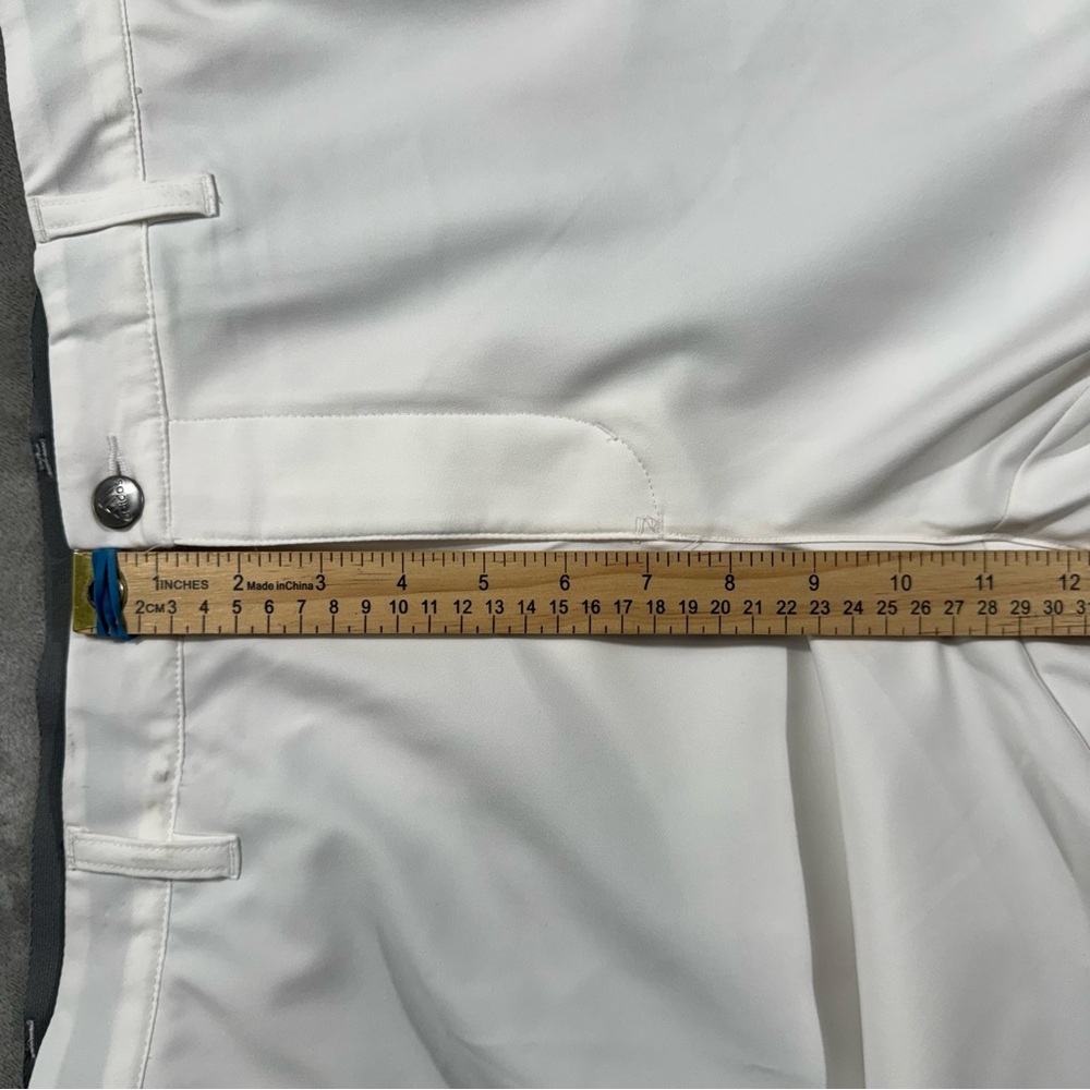 Adidas Golf Ultimate365 Pants Mens 36x33 White Performance Regular Straight - Picture 8 of 10